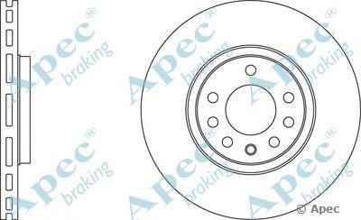 APEC BRAKING dsk2176 -  Тормозной диск
